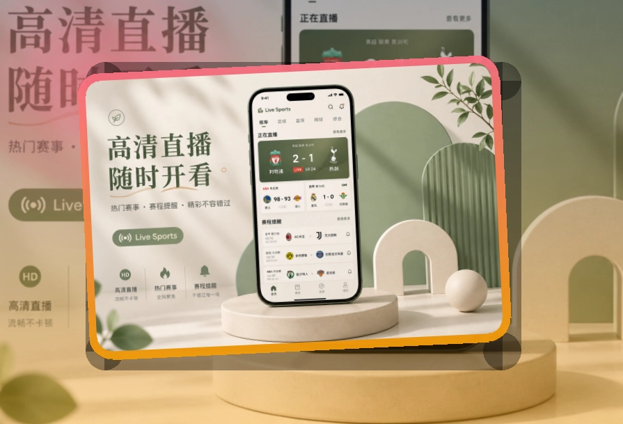 安装流程说明 · 比赛日App入口 · 数据复盘更有条理界面展示